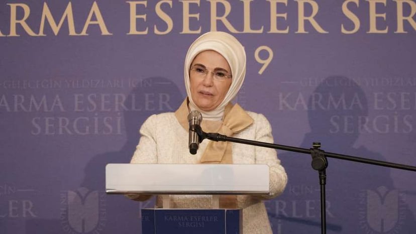 Geleceğin Yıldızları İçin Karma Eserler Sergisi, Emine Erdoğan Hanımefendi’nin Teşrifleriyle Açıldı