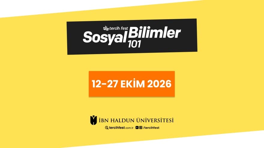 Sosyal Bilimler 101 (12 - 27 Ekim 2026)