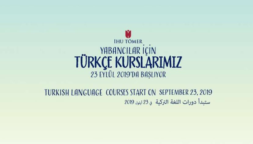 Yeni Dönem Türkçe Kurslarımız 23 Eylül 2019'da Başlıyor
