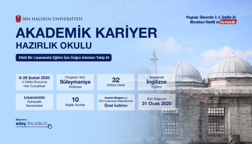 Akademik Kariyer Hazırlık Okulu Süleymaniye Yerleşkemizde Başlıyor