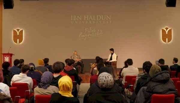 Chairman of the Board of Trustees Prof. İrfan Gündüz met with the University Students