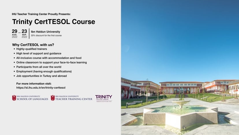 Diller Okulu Öğretmen Akademisi Trinity CertTESOL Onaylı Eğitimlerine Başlıyor