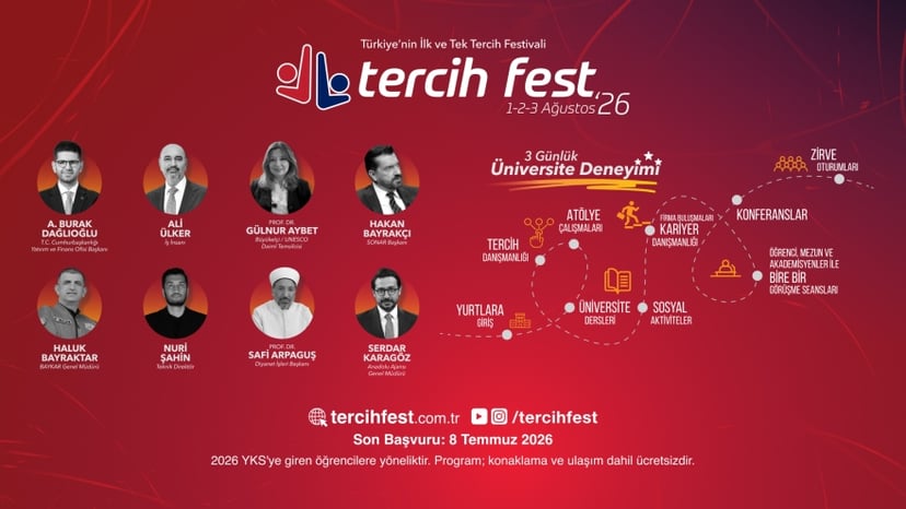 Tüm Türkiye’den Üniversite Adaylarının Katılımına Açık TercihFest 2026 Programına Başvurular Başladı