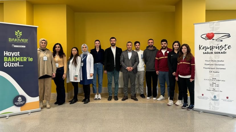 Kampüste Sağlık Sokağı Çalışması Gerçekleştirildi